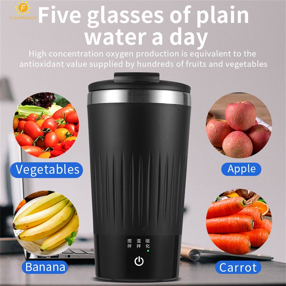 Hoàn toàn tự động khuấy cốc điện xách tay nước Ly Cà Phê Cốc cốc nước uống cup sạc cốc từ tập thể dục thể thao ngoài trời chai nước FLOWERDANCE