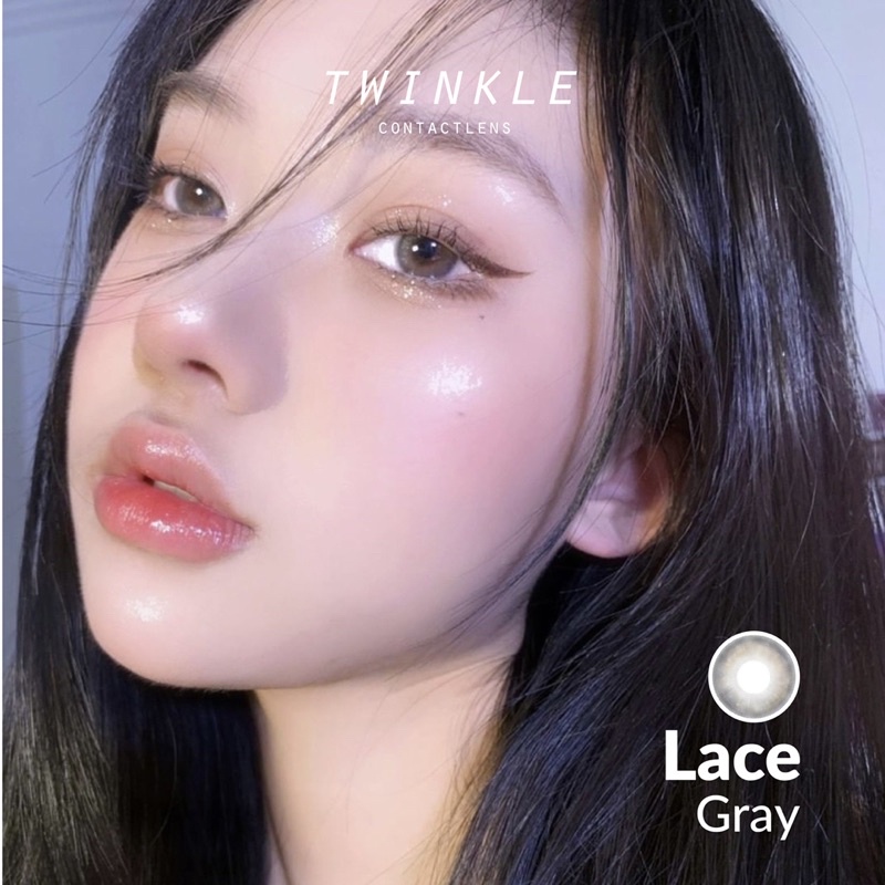 Lens mắt xám xanh trong tự nhiên Lace Gray Lens Twinkle