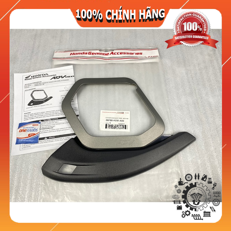 KIT Ốp che cổ pô ADV 150 nhập khẩu chính hãng Honda Indo