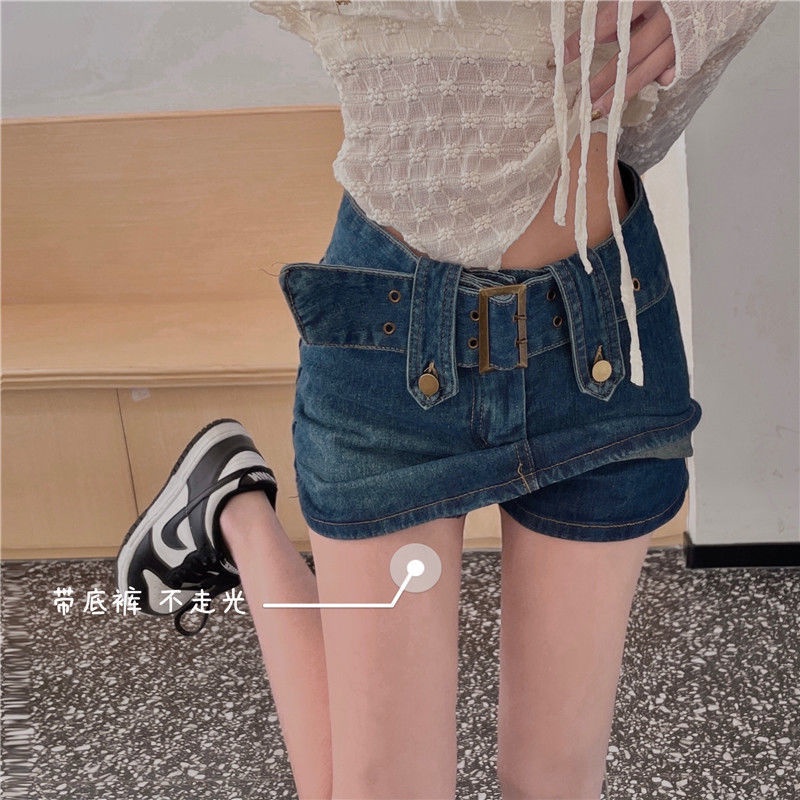 COZOK Chân váy jean Lưng Cao Form Ôm Kiểu Dáng Hợp Thời Trang