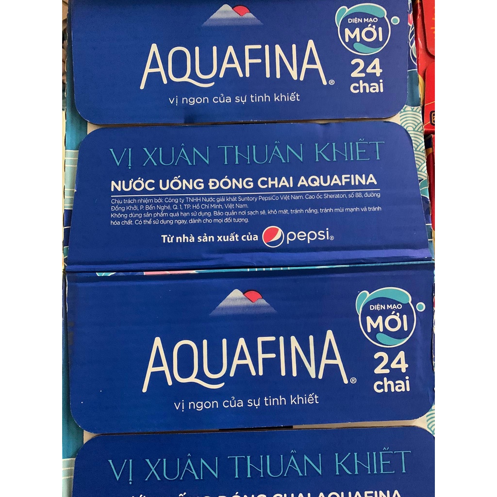 Thùng 24 chai nước suối aquafina 500ml