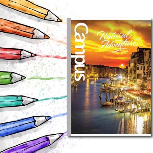 Vở kẻ ngang Campus 120 trang có chấm