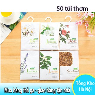 Combo 50 túi thơm thảo mộc thiên nhiên nhiều mùi