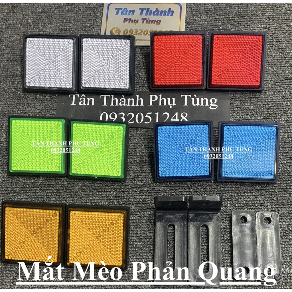 Mắt mèo phản quang - Hình vuông kèm bass