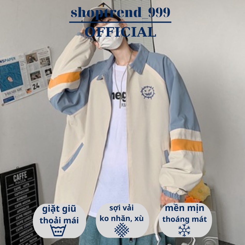 Áo Khoác Thu Đông 2 Lớp Mỏng Nam Nữ Mặc Đẹp Form Rộng Ulzzang Hàn Quốc Unisex Áo Gió Nam Nữ Giá Rẻ Vải Dù Chống Nắng