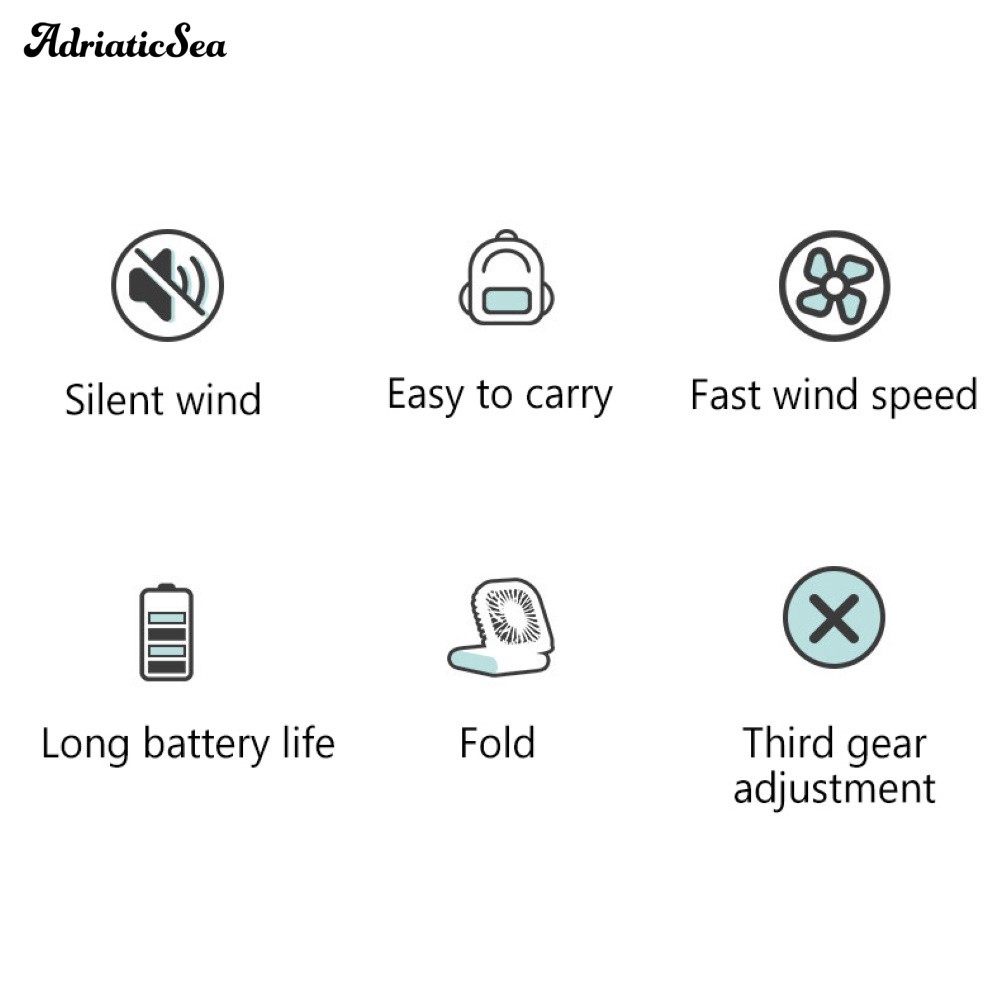 Quạt Mini Đeo Cổ Sạc Usb Tiện Dụng | BigBuy360 - bigbuy360.vn