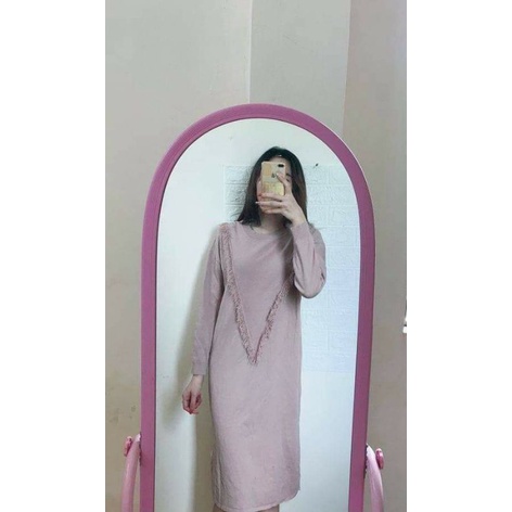 VÁY LEN HÀn dáng dài