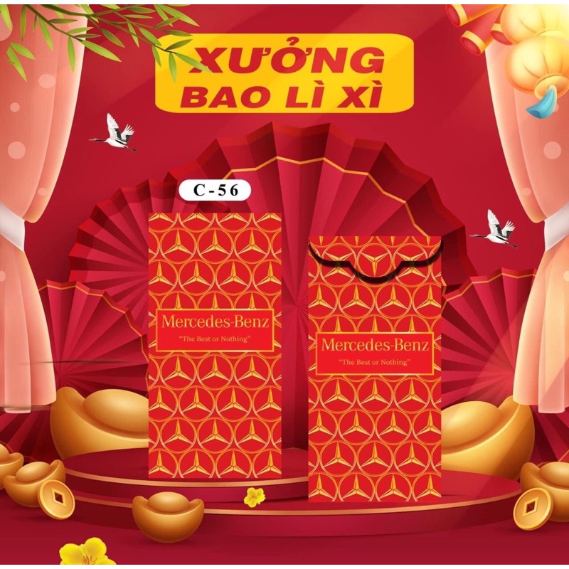 Bao lì xì thương hiệu cao cấp được chọn mẫu