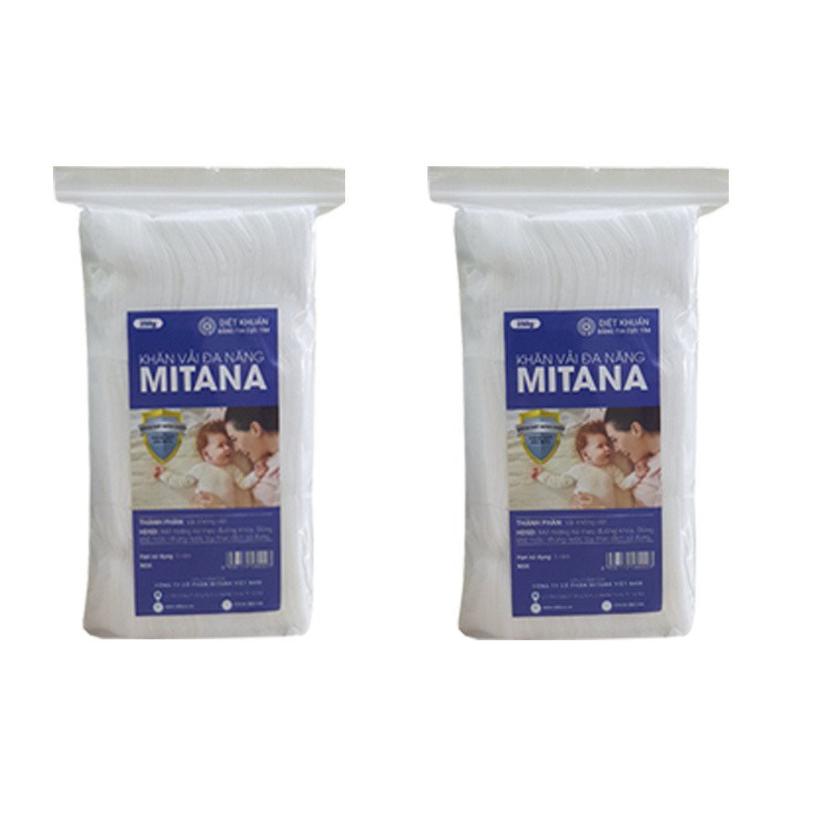 Khăn Khô Đa Năng Cho Bé MITANA 250g ( COMBO 5 GÓI)