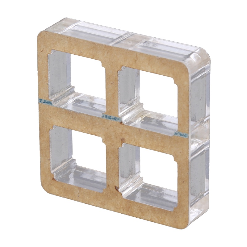 Đế Trưng Bày Công Tắc Cherry MX 4 / 6 / 9 Lỗ Bằng Acrylic Trong Suốt