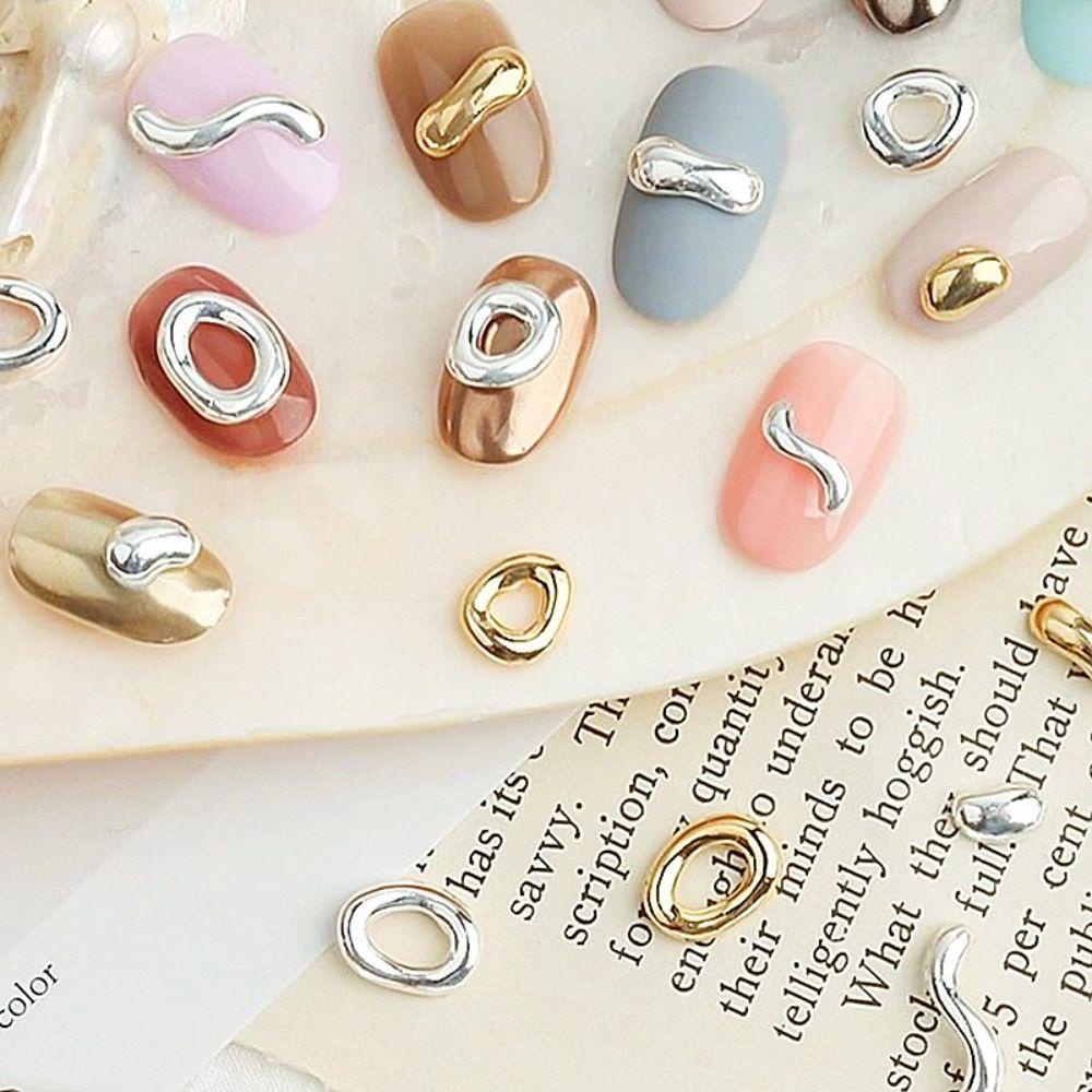Hạt Đá MOCHO Trang Trí Móng Tay Nghệ Thuật Charms|Phụ Kiện Trang Trí Móng Tay 3D Bằng Hợp Kim Xinh Xắn