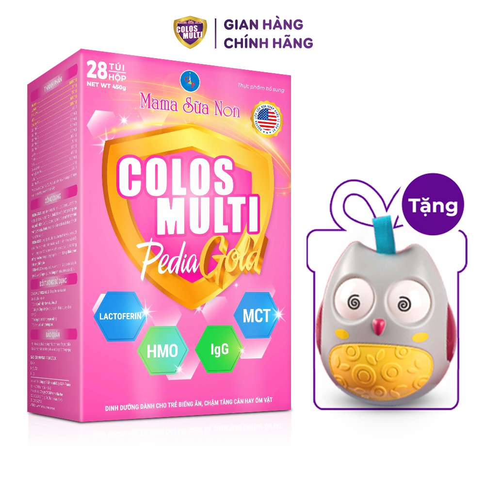 Sữa bột cho bé Colosmulti các loại 350g - 450g [Quà tặng đồ chơi lật đật chim cú]