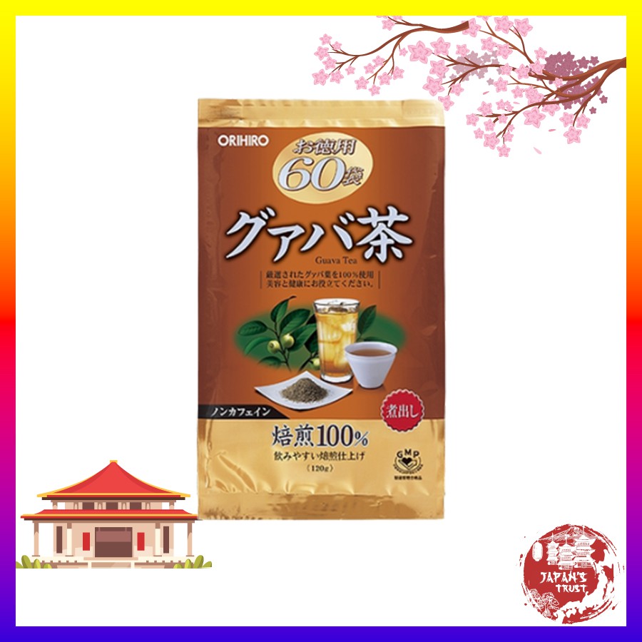 [Orihio] Trà ổi hỗ trợ giảm cân Orihiro 60 gói - Giảm cân an toàn - Giá tốt - Hàng chính hãng