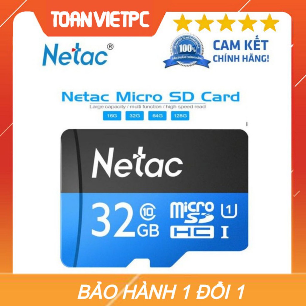 Thẻ Nhớ Camera Netac 32G chính hãng