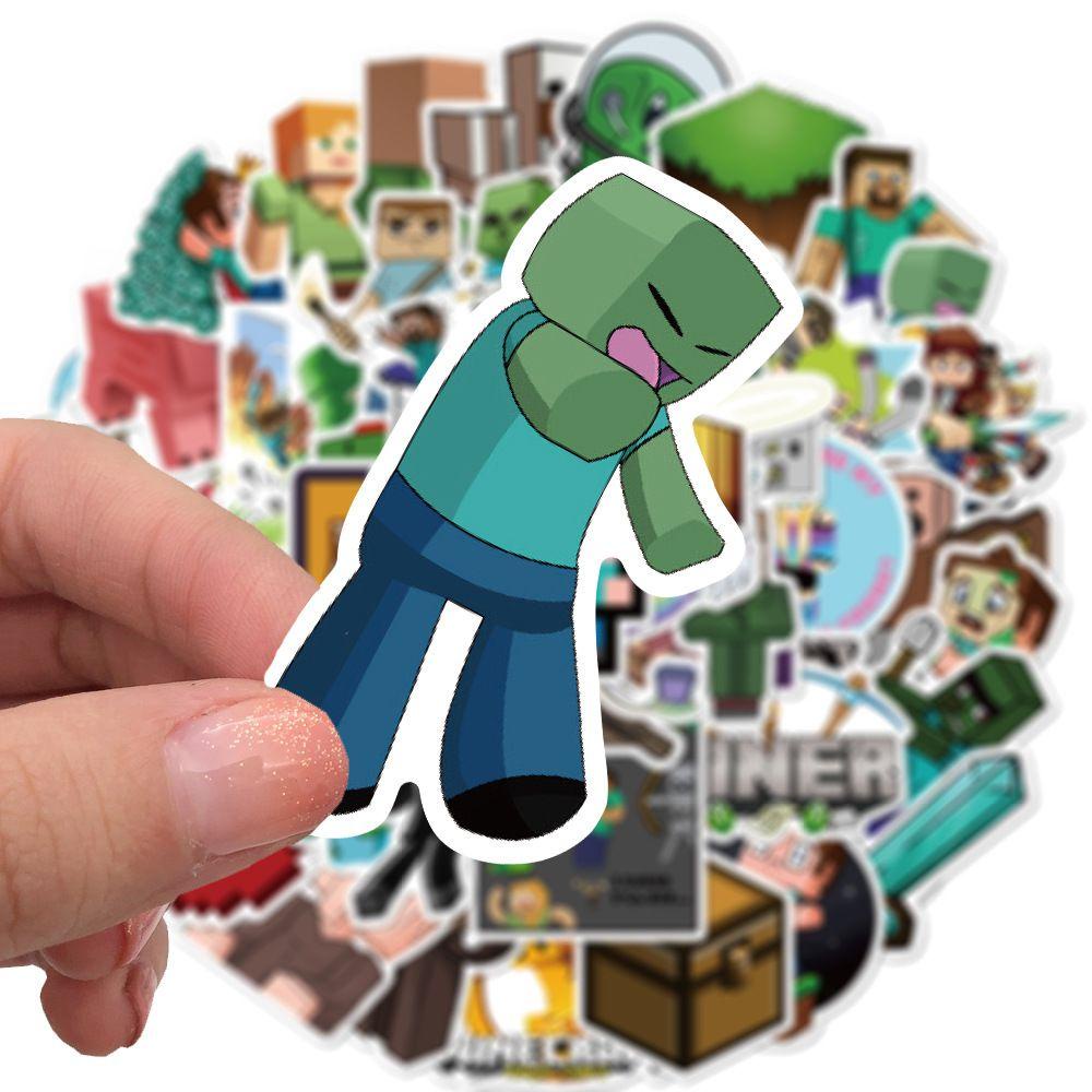 BORAG Bộ 50 Sticker Hoạt Hình Trang Trí Giáng Sinh