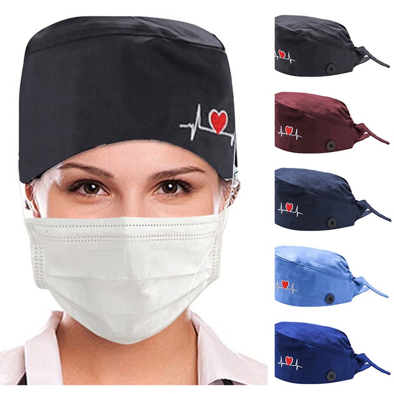 Mũ y tế vải cotton phẫu thuật