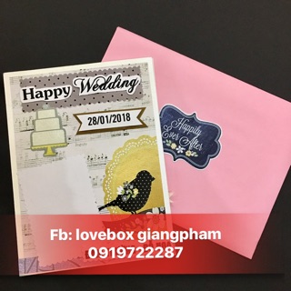 Thiệp ảnh handmade