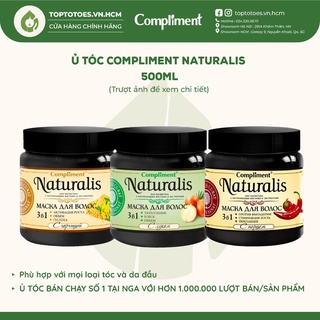 Ủ tóc Compliment Naturalis nuôi dưỡng, kích tóc mọc dài, dày, bồng bềnh và bóng khỏe 500ml