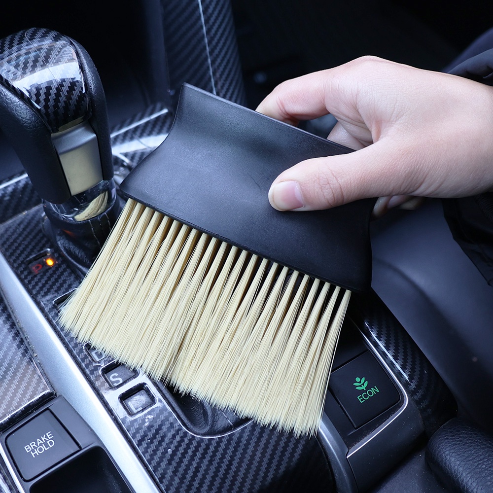 Cọ Vệ Sinh Xe Hơi Tay Cầm Rộng Chất Liệu Microfiber Mềm Mại