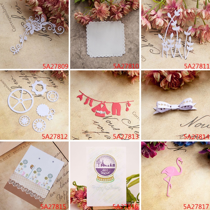 Khuôn Cắt Hình In Nổi Hình Chim Cú Dùng Làm Thẻ Scrapbook