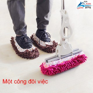 Bao chân lau nhà, giày lười đa năng lau sàn nhà tiện dụng