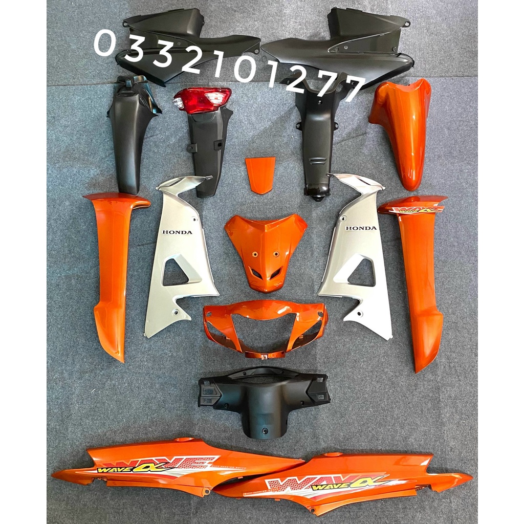 Bộ Vỏ Nhựa Wave Alpha 100 - Wave 50cc - Wave Rs  Bảo Hành 12 Tháng Cao Cấp