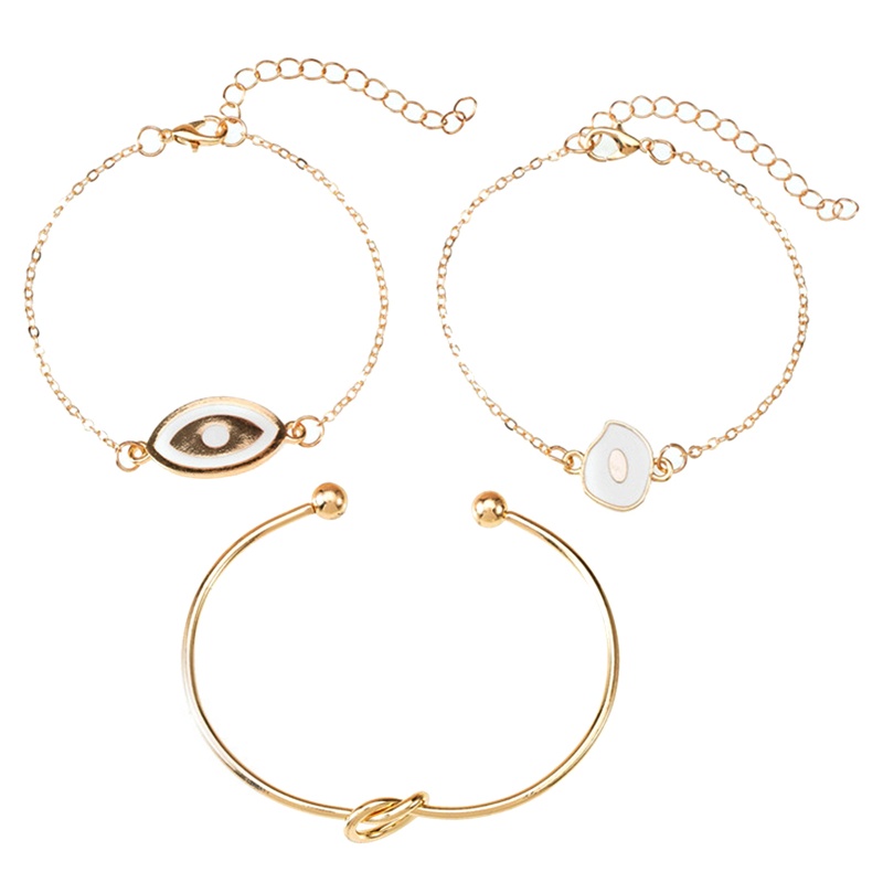 Flgo Vòng Đeo Chân May Mắn Hình Mắt Quỷ Có Thể Điều Chỉnh Cho Nam Nữ Lin
