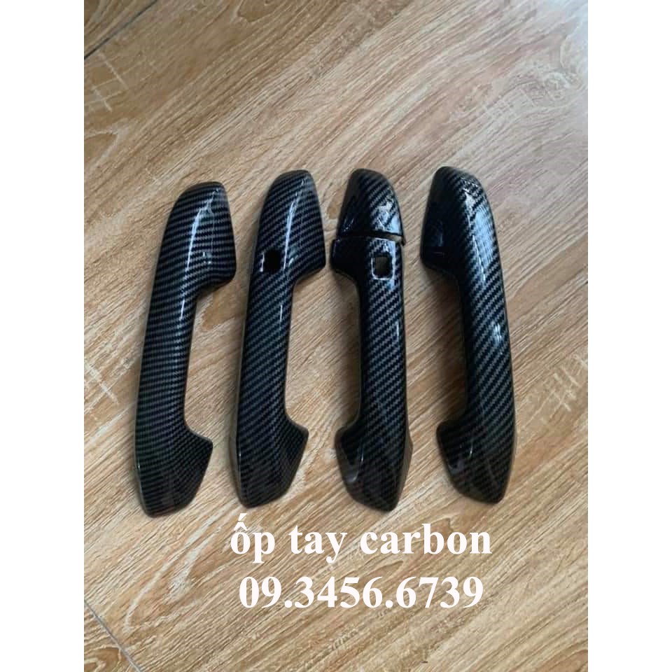 Ốp Tay Hõm Cửa Xe Kia Seltos 2020 2021 Mẫu CARBON cao cấp