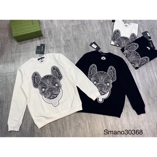 Áo Nỉ Thu Đông In Hình Chó Vân Hot Trend - Áo Thun Dài Tay Nam Nữ Dễ Phối Đồ - Bee Shop