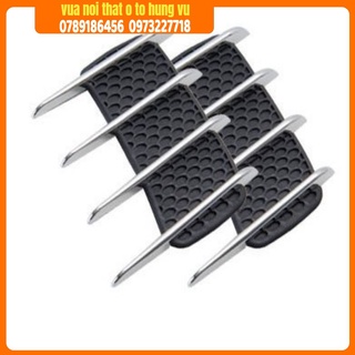 Bộ 2 mang cá loại lớn trang trí 2 bên sườn xe hơi ô tô mô phỏng cửa gió chống va đập - chống xước xe