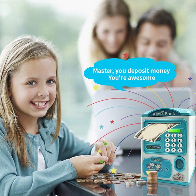 Hộp Đựng Tiền Tiết Kiệm Có Mật Khẩu Vân Tay