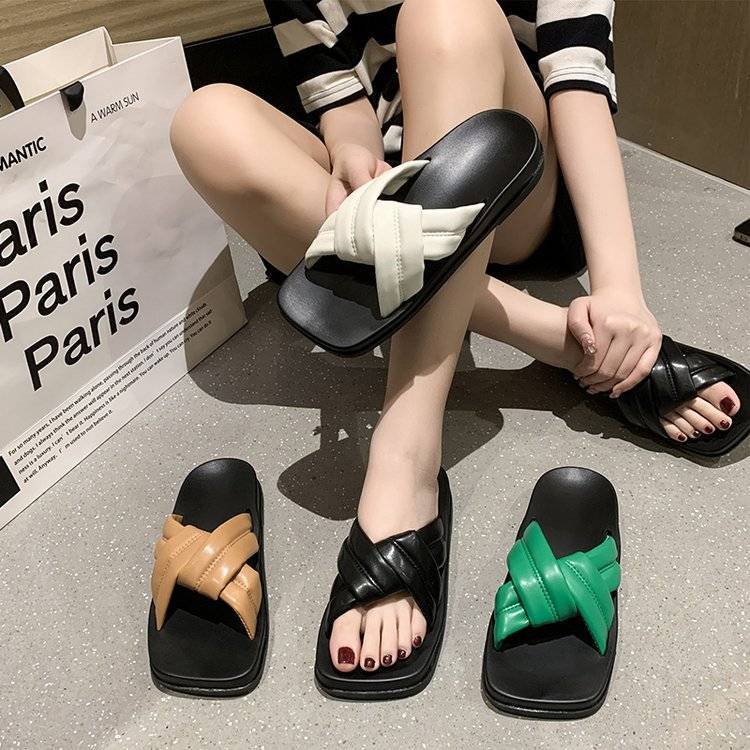 Dép Quai Chéo Đế Dày Thời Trang Mùa Hè