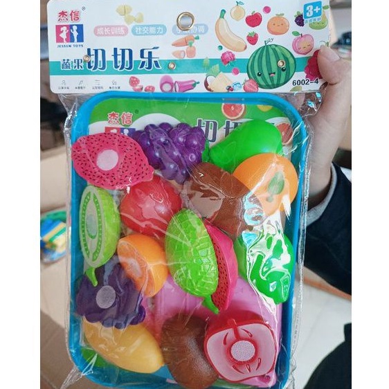 Vỉ đồ chơi cắt hoa quả cho bé giá rẻ