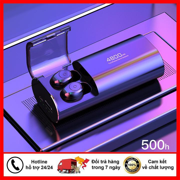 Bảo Hành 1 NămTai Nghe Bluetooth 5.0 TWS S11 - Cốc Sạc Kiêm Sạc Dự Phòng Cho Điện Thoại Chống Nước IPX5