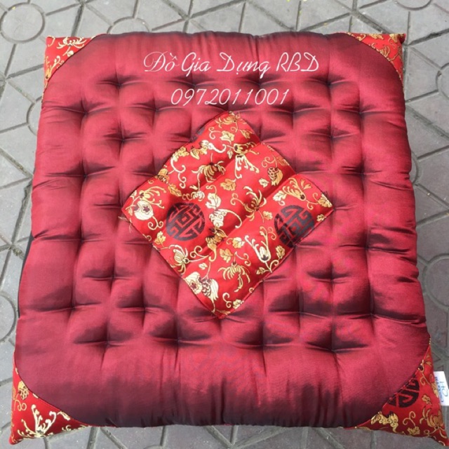 Đệm ngồi lụa gấm 40x40