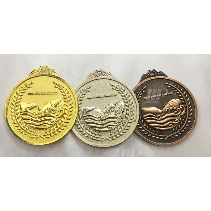 Huy chương lưu niệm môn bơi lội - Huy chương thể thao kim loại giá rẻ tại Hà Nội