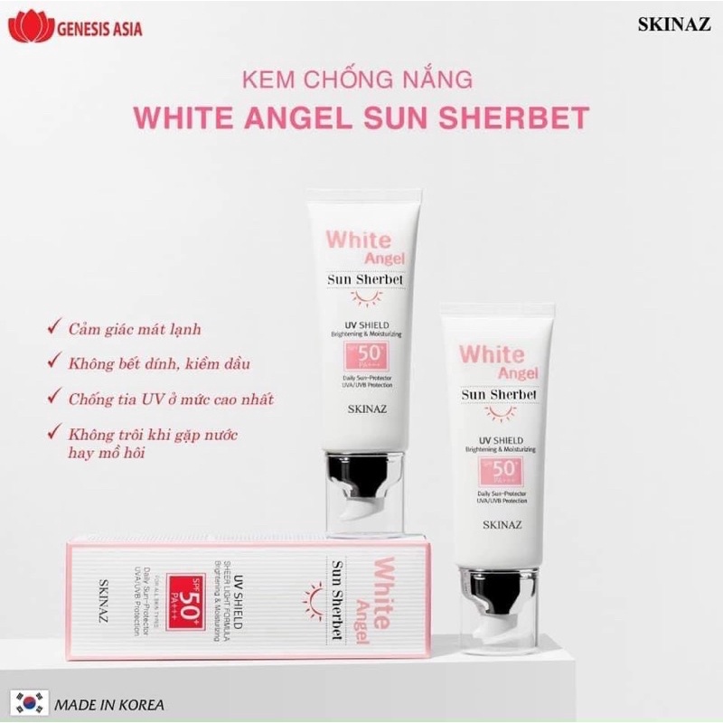 Kem Chống Nắng Skinaz - White Angel Sun Sherbet Skinaz