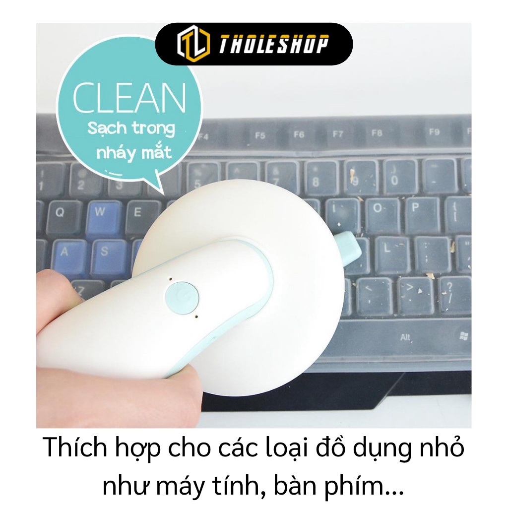 [SGD] Máy Hút Bụi Mini - Máy Hút Bụi Giường, Bàn Phím Máy Tính, Ô Tô Không Dây Sạc USB 9310