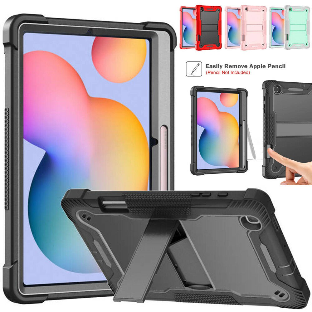 Ốp máy tính bảng chống sốc có giá đỡ thích hợp cho Samsung Galaxy Tab S6 Lite 10.4 SM-P610 P615