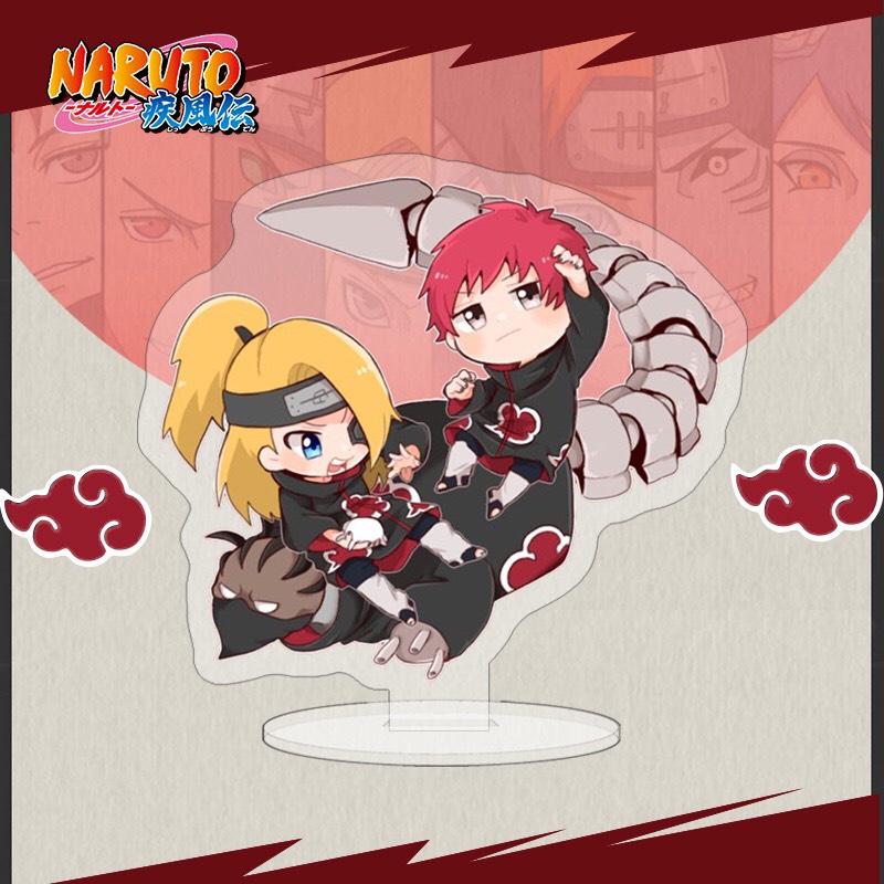 Mô hinh mini AKATSUKI - NARUTO Standee anime chibi xinh xắn dễ thương trang trí trưng bày