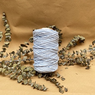 Dây thừng cotton macrame màu Xanh Dương nhạt