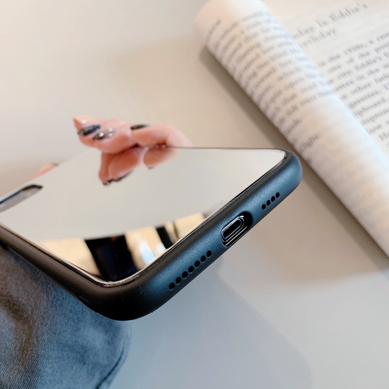 Ốp Điện Thoại Acrylic Trong Suốt Tráng Gương Cho iPhone 14 13 12 11 Pro Max X XR XS Max 8 7 6 6S Plus + SE 2020