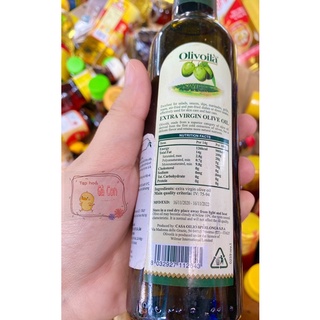Dầu olive Olivolia Extra Virgin 250ml