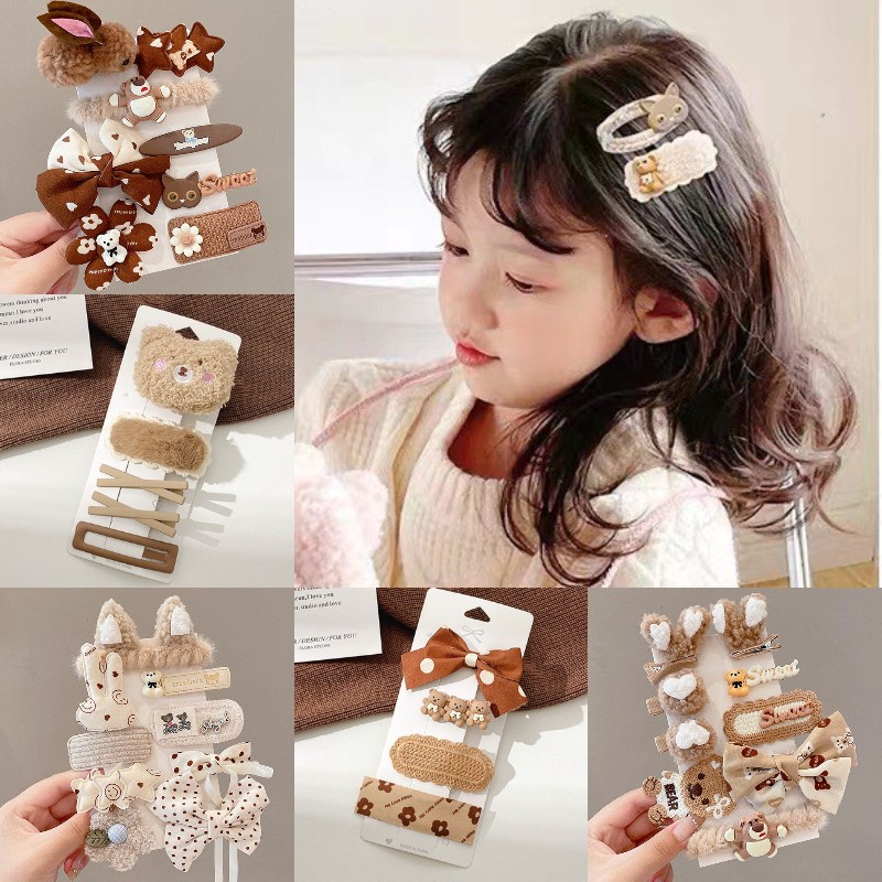 Kẹp Tóc Hình Thỏ Bông Dễ Thương Cho Bé Gái