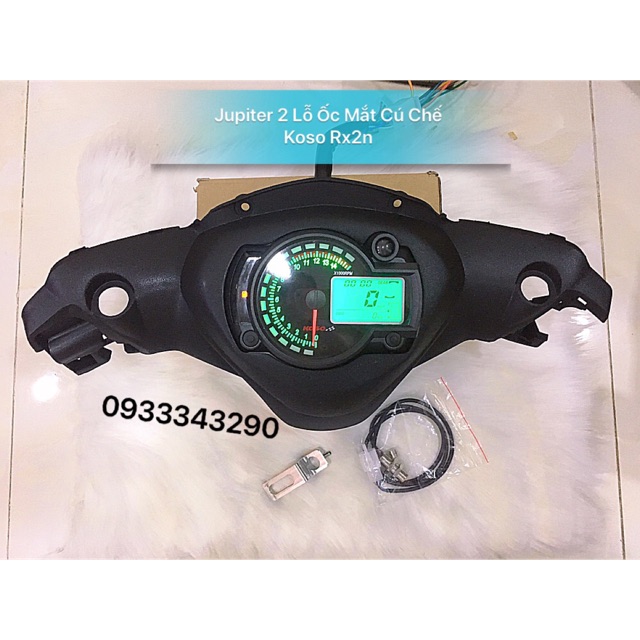 Trọn Bộ Bợ Cổ Jupiter MX Có 2 Lỗ Ốc Chế Đồng Hồ KoSo Rx2n!
