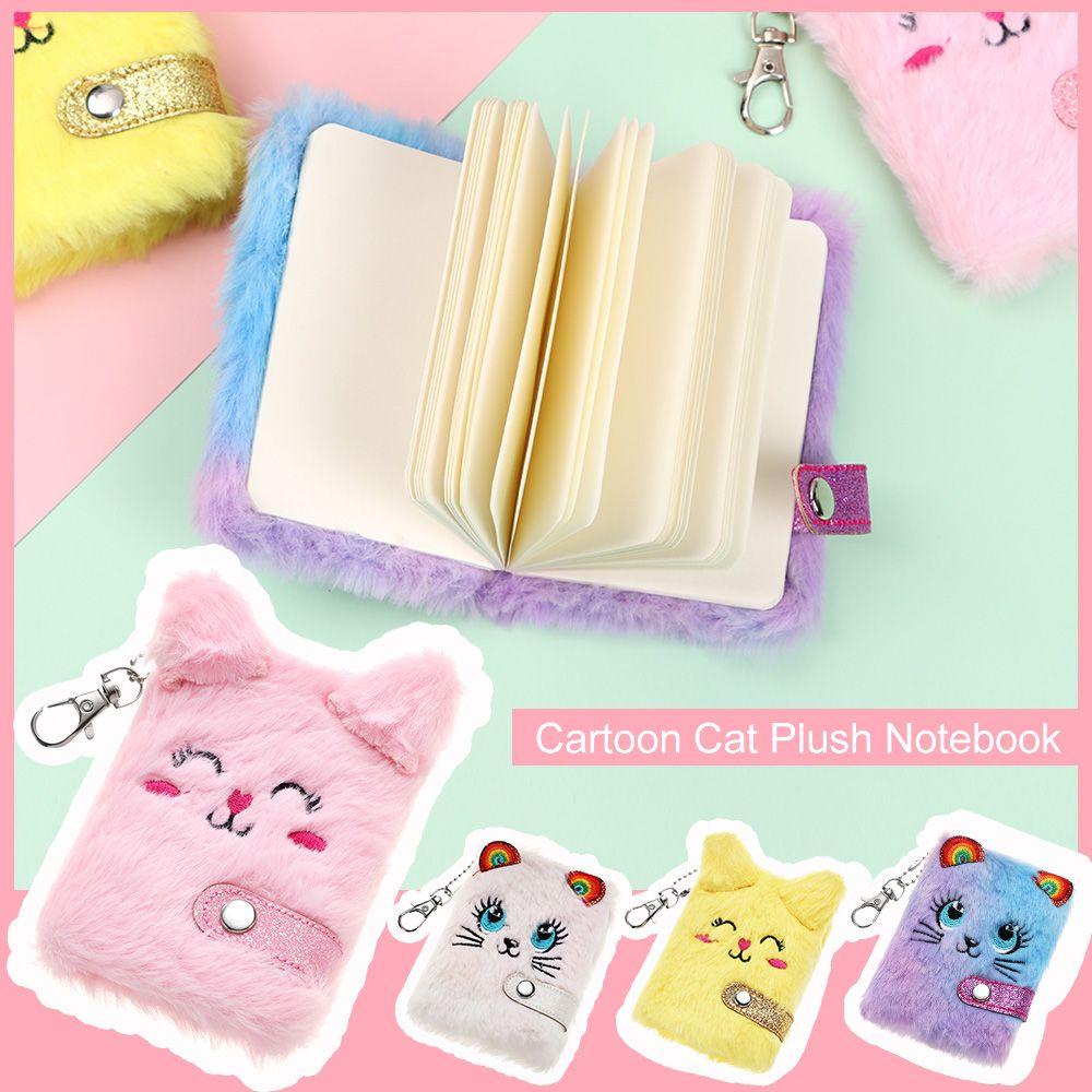 Móc Khóa Hình Chú Mèo Hoạt Hình Nhồi Bông Đáng Yêu