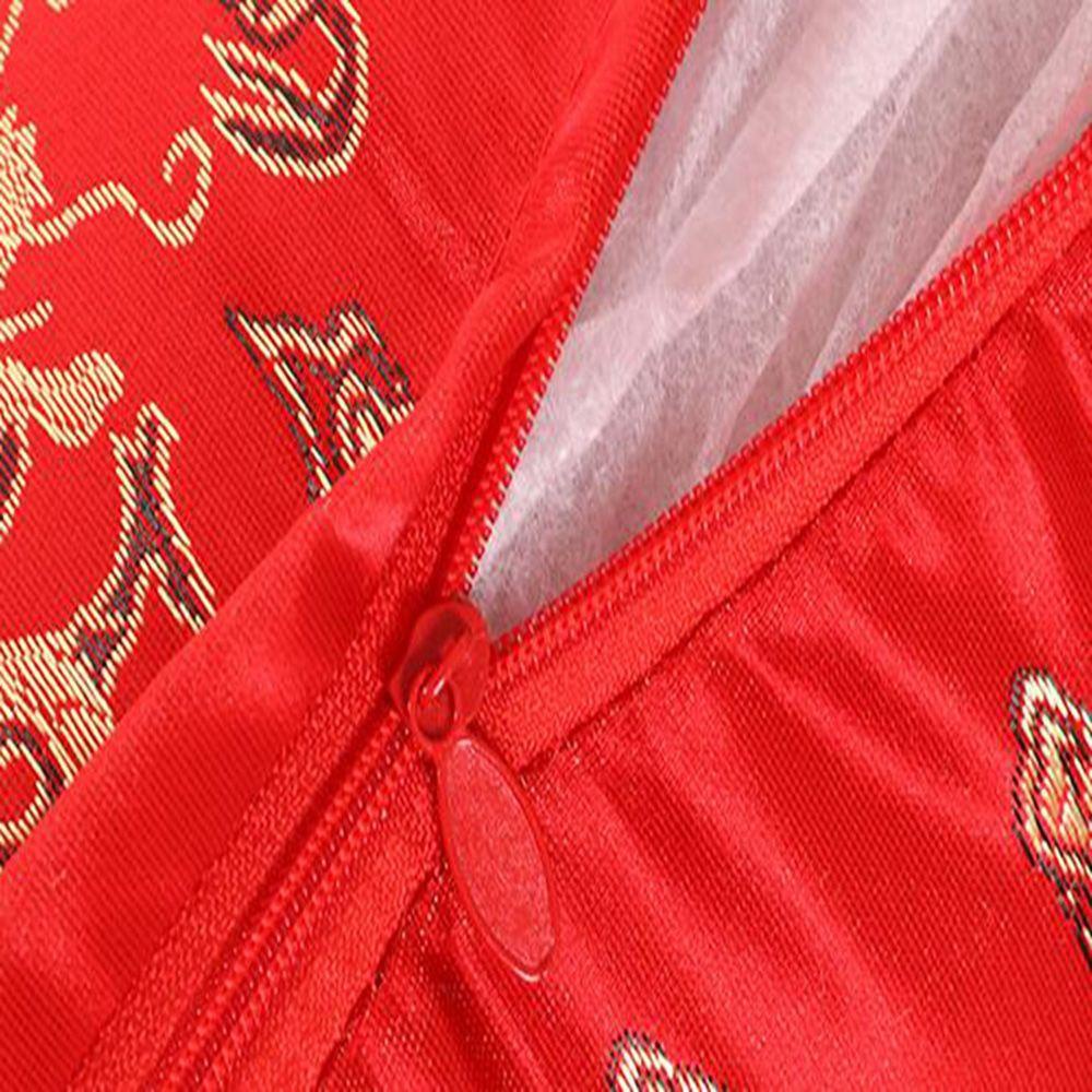 Vỏ Gối Vuông Họa Tiết Tua Rua Đỏ Trang Trí Nhà Cửa / Văn Phòng / Tiệc Cưới / Valentine