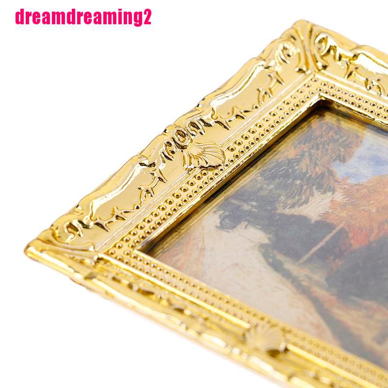 Mô Hình Tranh Sơn Dầu mini Tỉ Lệ 1: 1 Dùng Để Trang Trí Nhà Búp