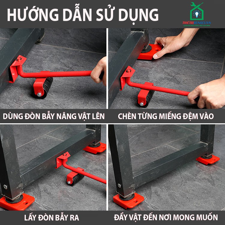 [FREE SHIP] Dụng cụ nâng di chuyển đồ vật loại nhỏ gọn