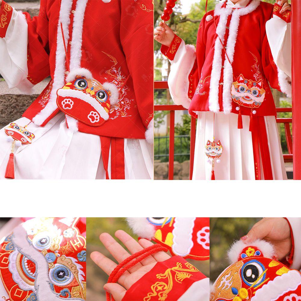 Túi Đeo Chéo Vai Thêu Hình Hổ MIHAN1